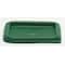 Cambro 2 & 4 qt. Square Kelly Green Lid, PK6 PK6 SFC2452 - alternate 1